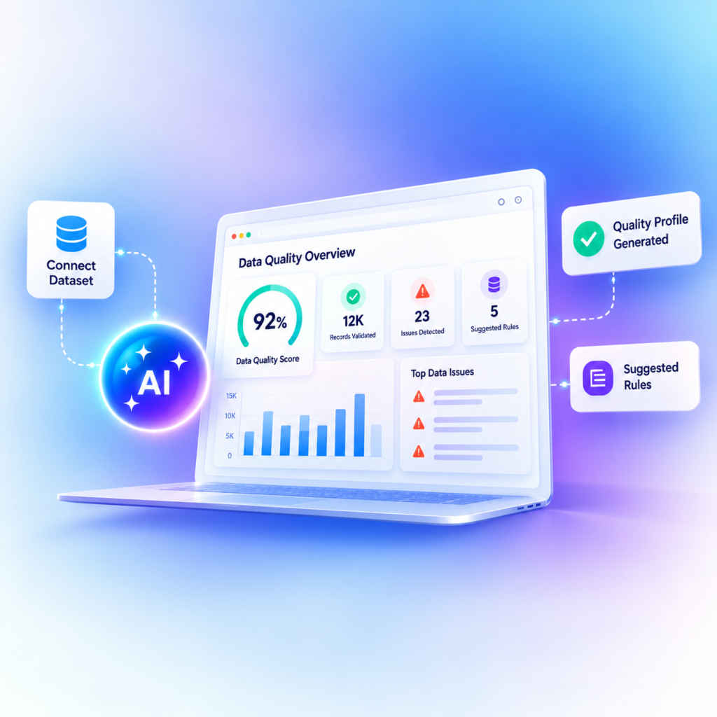 AI data cleansing example